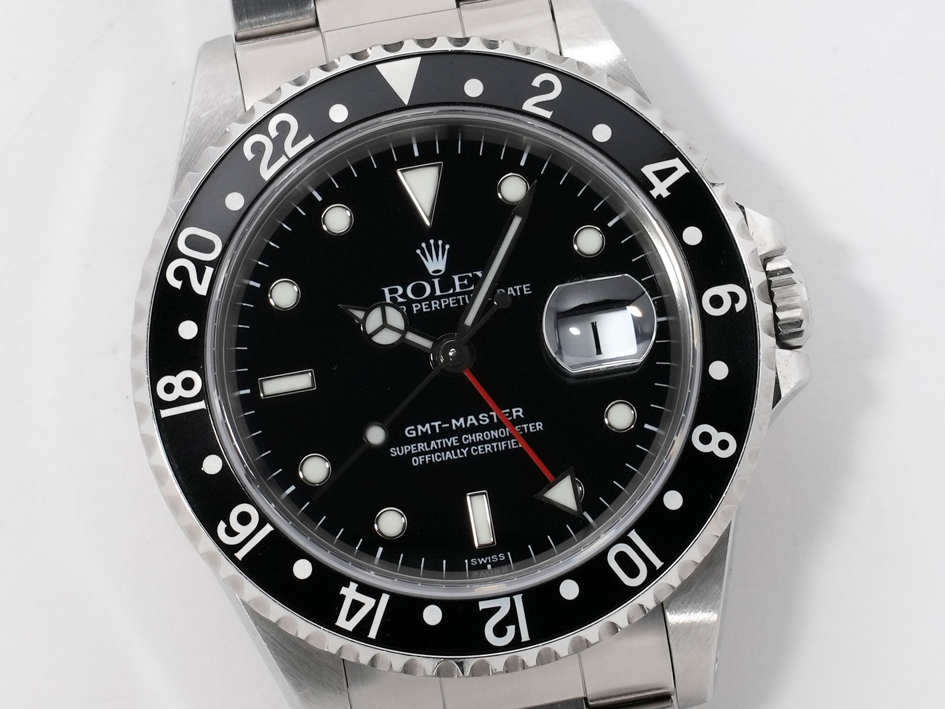 ロレックス GMTマスター Ref.16700 ステンレススチール ブラック文字盤 オイスターブレスレット 中古 2mhu3awf