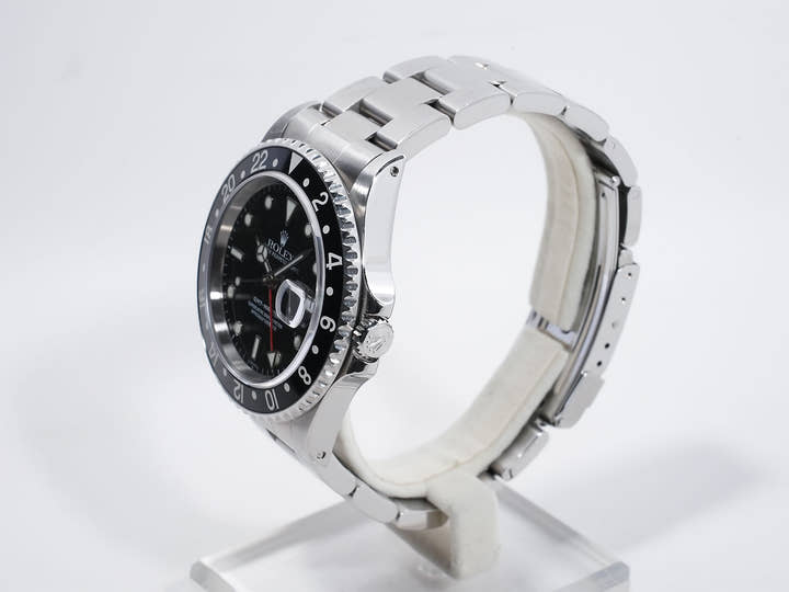 ロレックス GMTマスター Ref.16700 ステンレススチール ブラック文字盤 オイスターブレスレット 中古 2mhu3awf