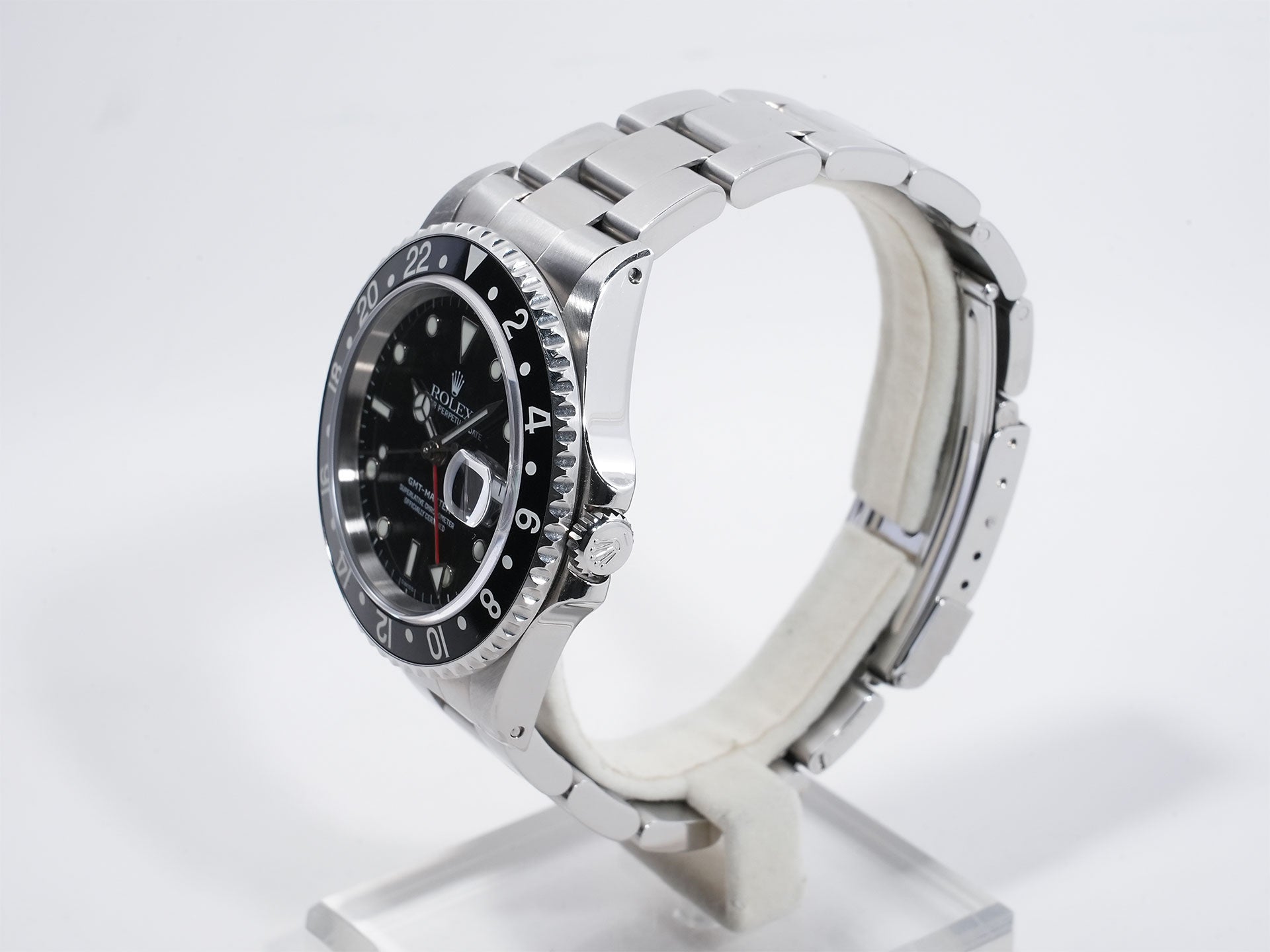 ロレックス GMTマスター Ref.16700 ステンレススチール ブラック文字盤 オイスターブレスレット 中古 2mhu3awf