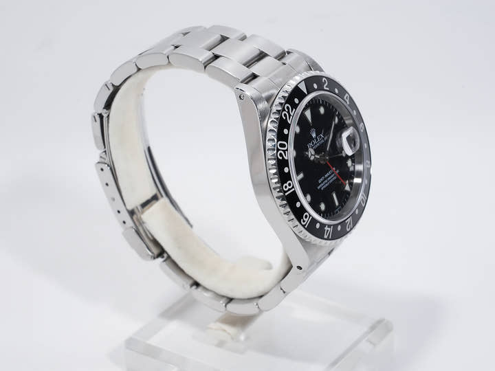 ロレックス GMTマスター Ref.16700 ステンレススチール ブラック文字盤 オイスターブレスレット 中古 2mhu3awf