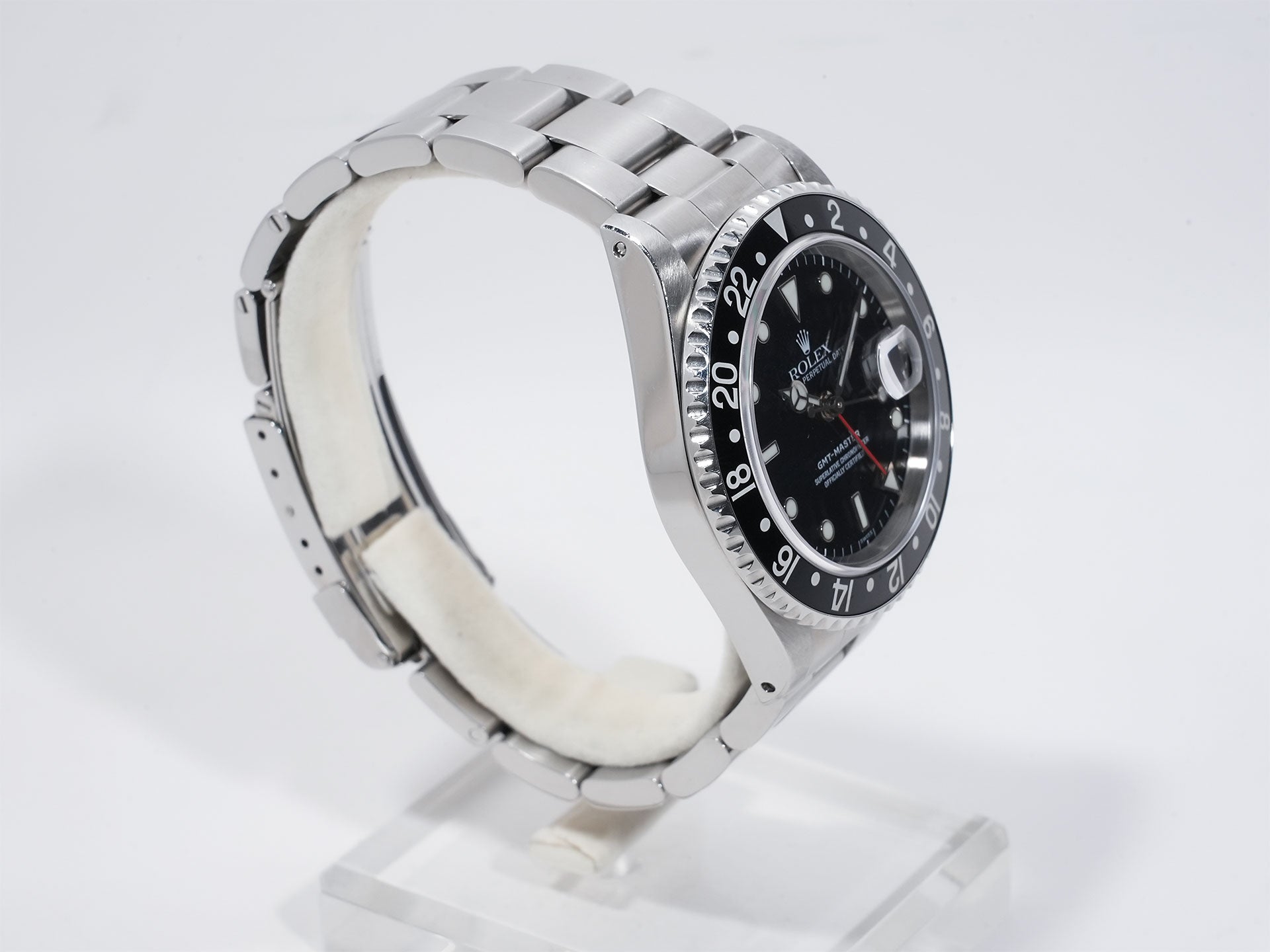 ロレックス GMTマスター Ref.16700 ステンレススチール ブラック文字盤 オイスターブレスレット 中古 2mhu3awf