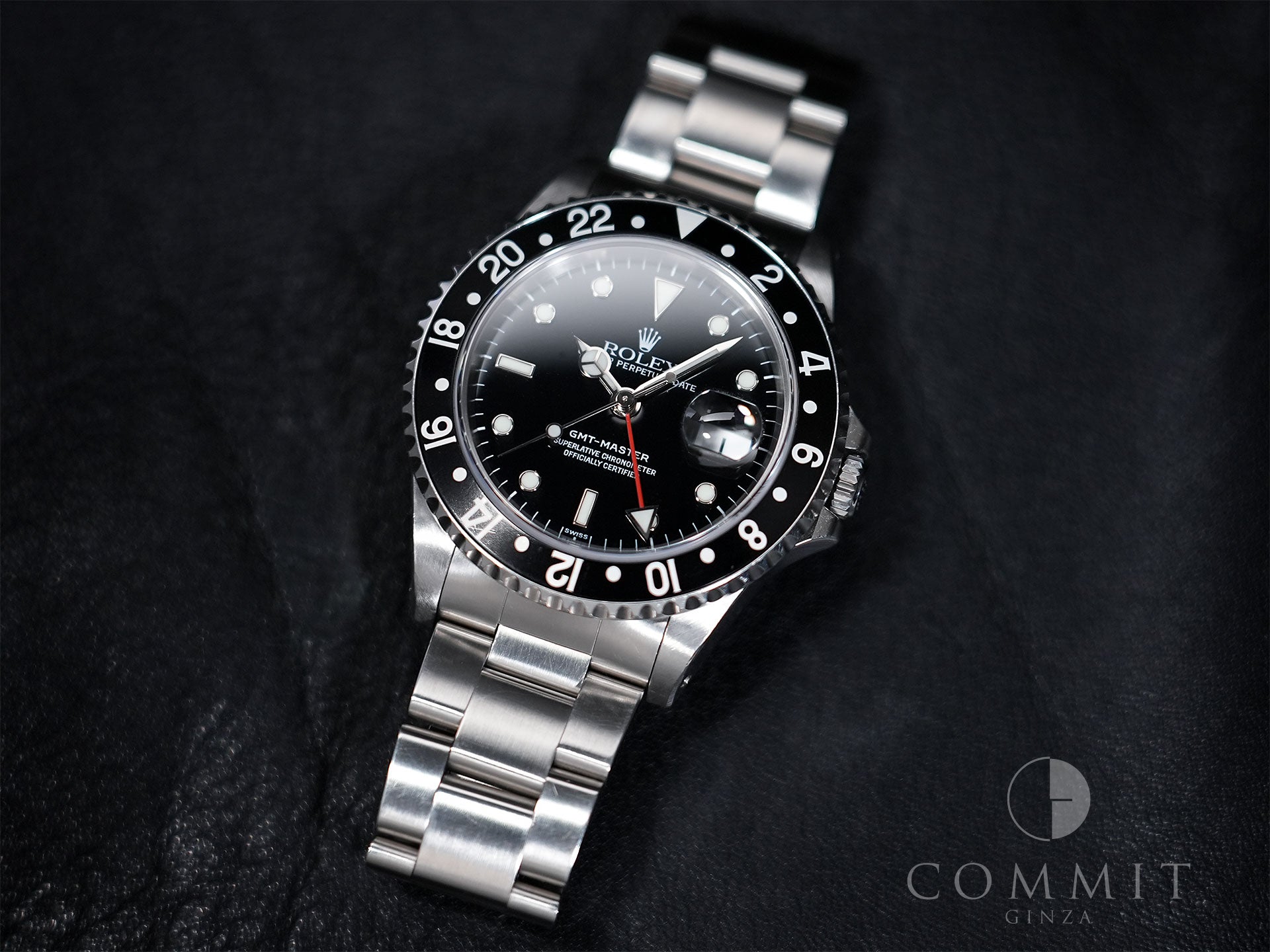 ロレックス GMTマスター Ref.16700 ステンレススチール ブラック文字盤 オイスターブレスレット 中古 2mhu3awf