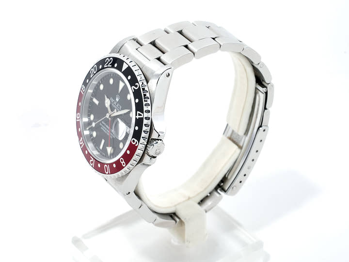 ロレックス GMTマスターII Ref.16710 ステンレススチール ブラック文字盤 オイスターブレスレット 中古 pkswiygg