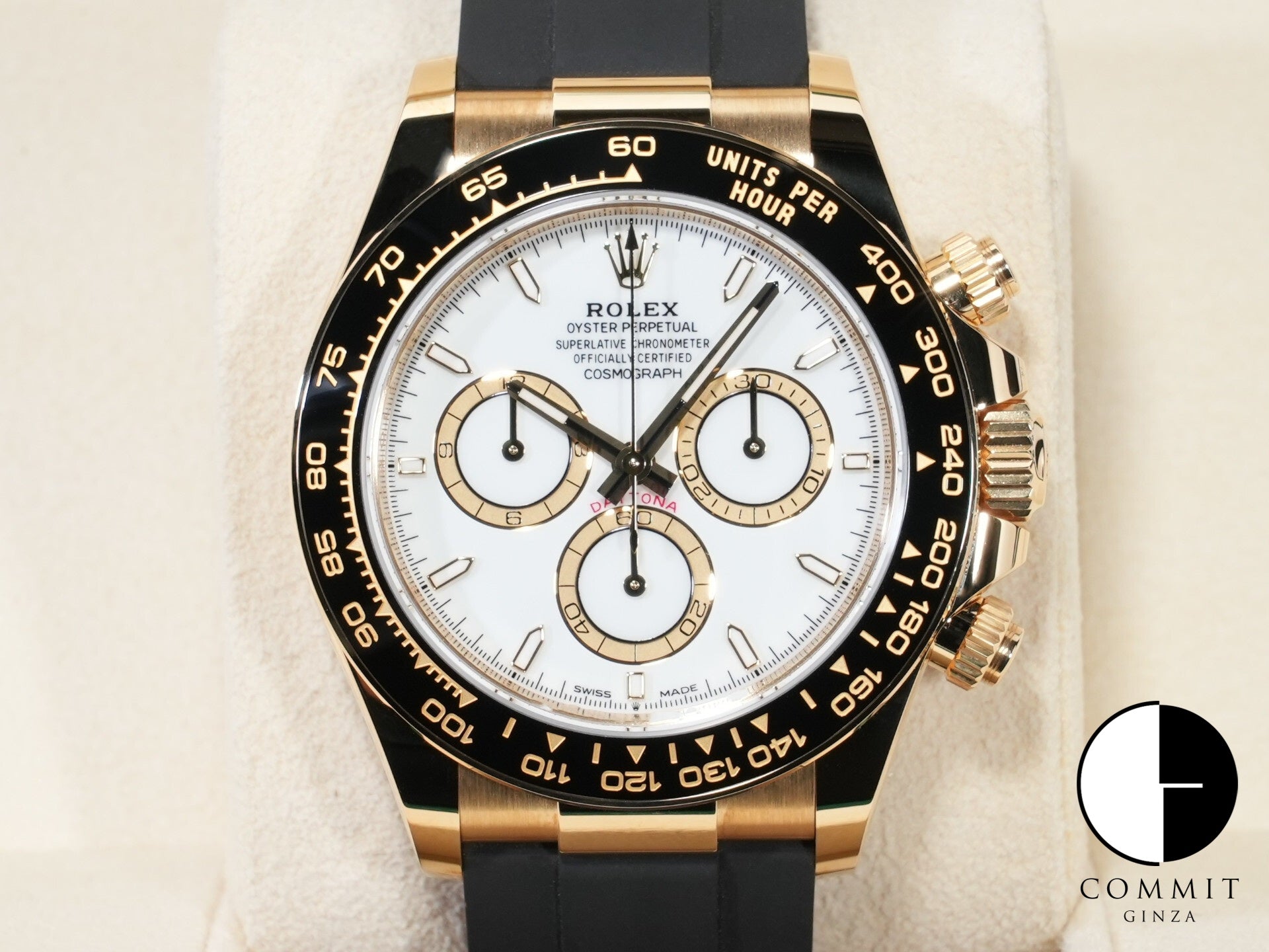 ロレックス デイトナ Ref.126518LN イエローゴールド ホワイト文字盤 未使用 zqv4ezqh