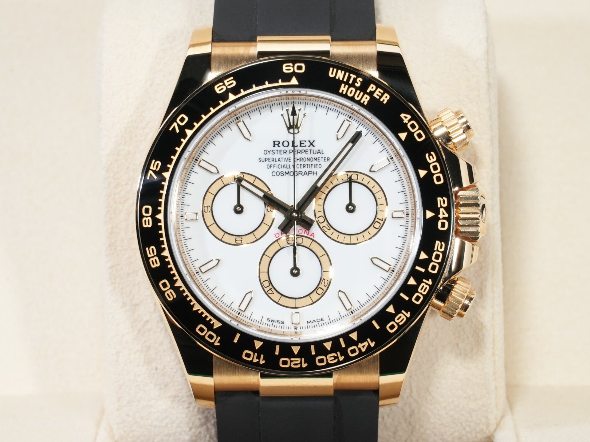 ロレックス デイトナ Ref.126518LN イエローゴールド ホワイト文字盤 未使用 zqv4ezqh