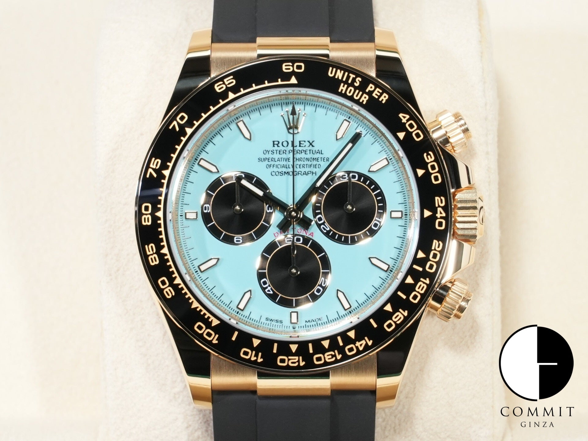 ロレックス デイトナ Ref.126518LN イエローゴールド ターコイズブルー文字盤 未使用 cfdwx5e6