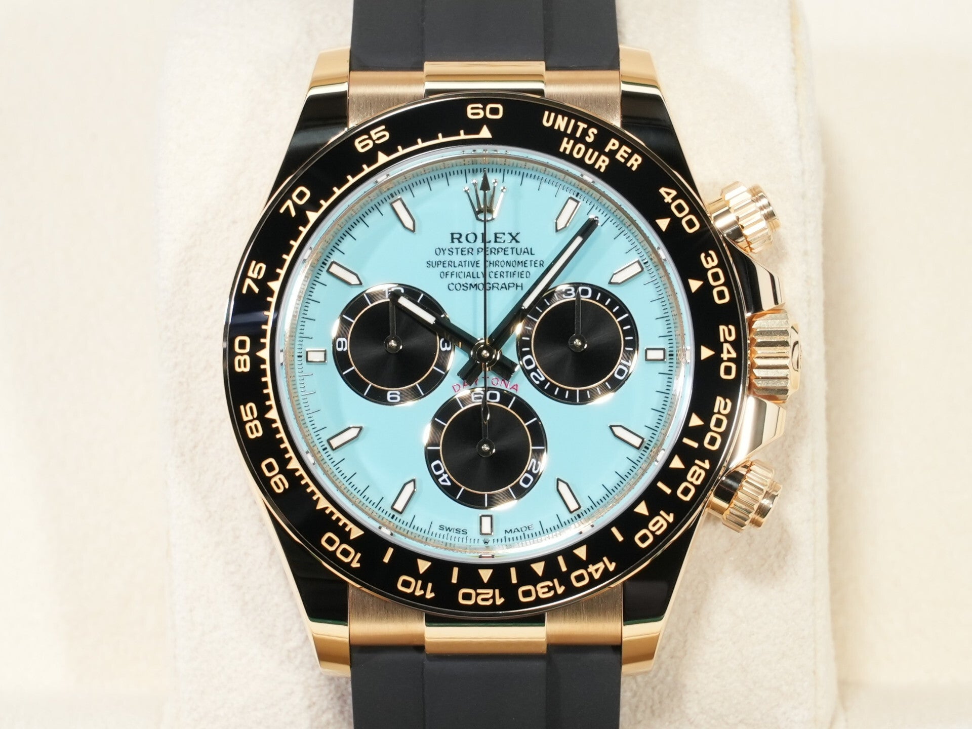 ロレックス デイトナ Ref.126518LN イエローゴールド ターコイズブルー文字盤 未使用 cfdwx5e6