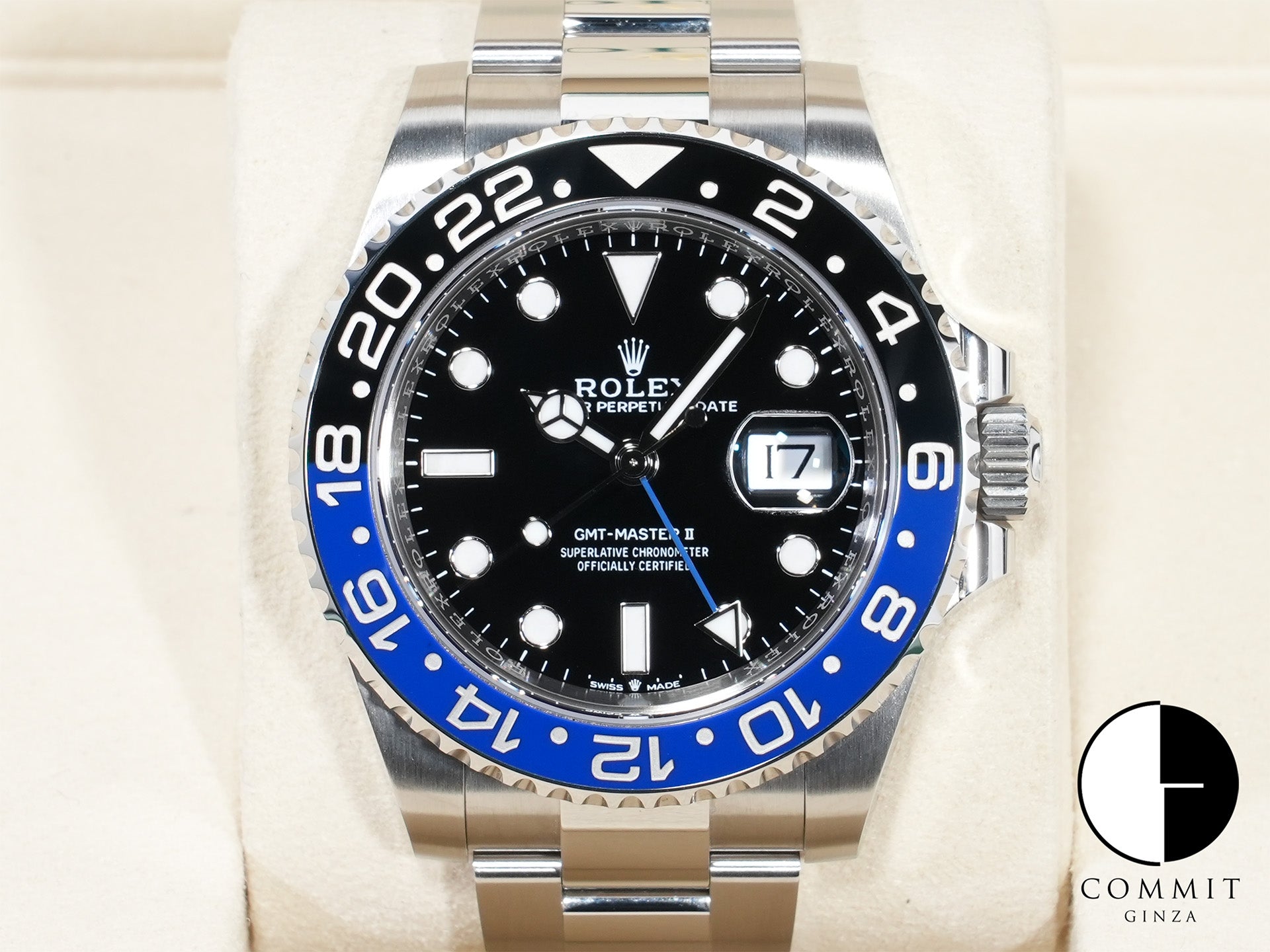 ロレックス GMTマスターII Ref.126710BLNR ステンレススチール ブラック文字盤 オイスターブレスレット 美品 3gc4gyz6