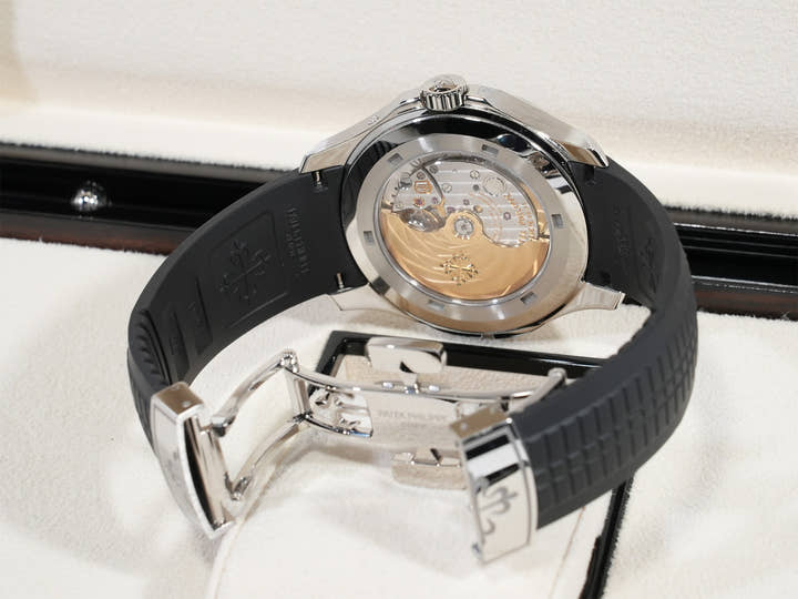 パテックフィリップ アクアノート トラベルタイム Ref.5164A-001 ステンレススチール ブラック文字盤 美品 dzx3jbbd