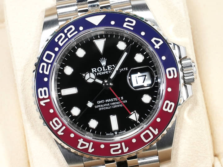 ロレックス GMTマスターII Ref.126710BLRO ステンレススチール ブラック文字盤 ジュビリーブレスレット 中古 iwszjo6g