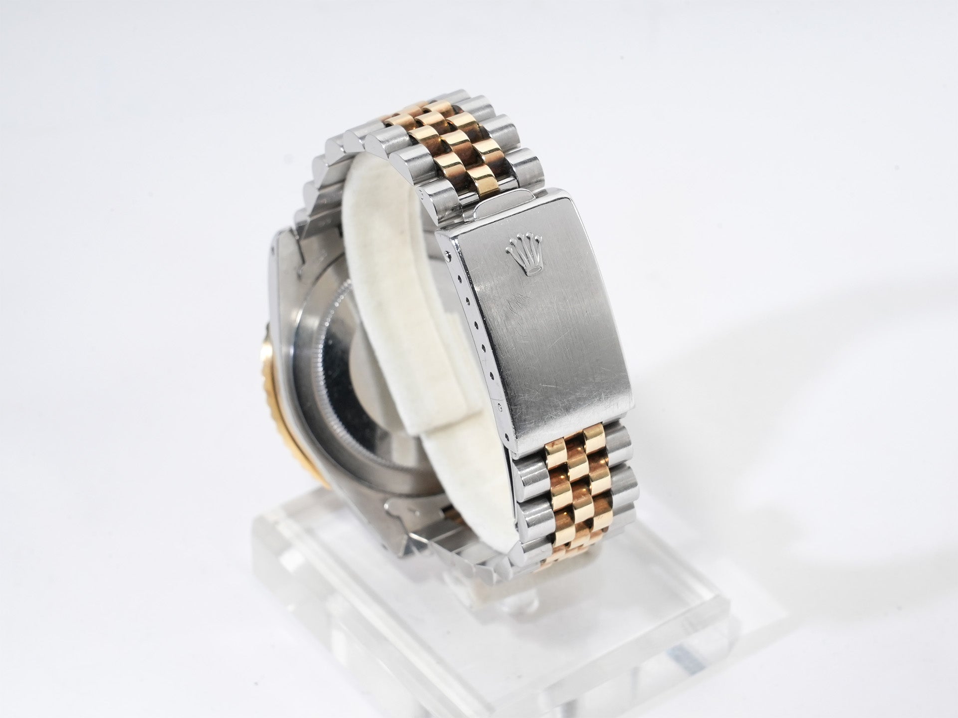 ロレックス GMTマスター Ref.16753 ステンレススチール/イエローゴールド ブラウン文字盤 ジュビリーブレスレット 中古 e63tpsfz