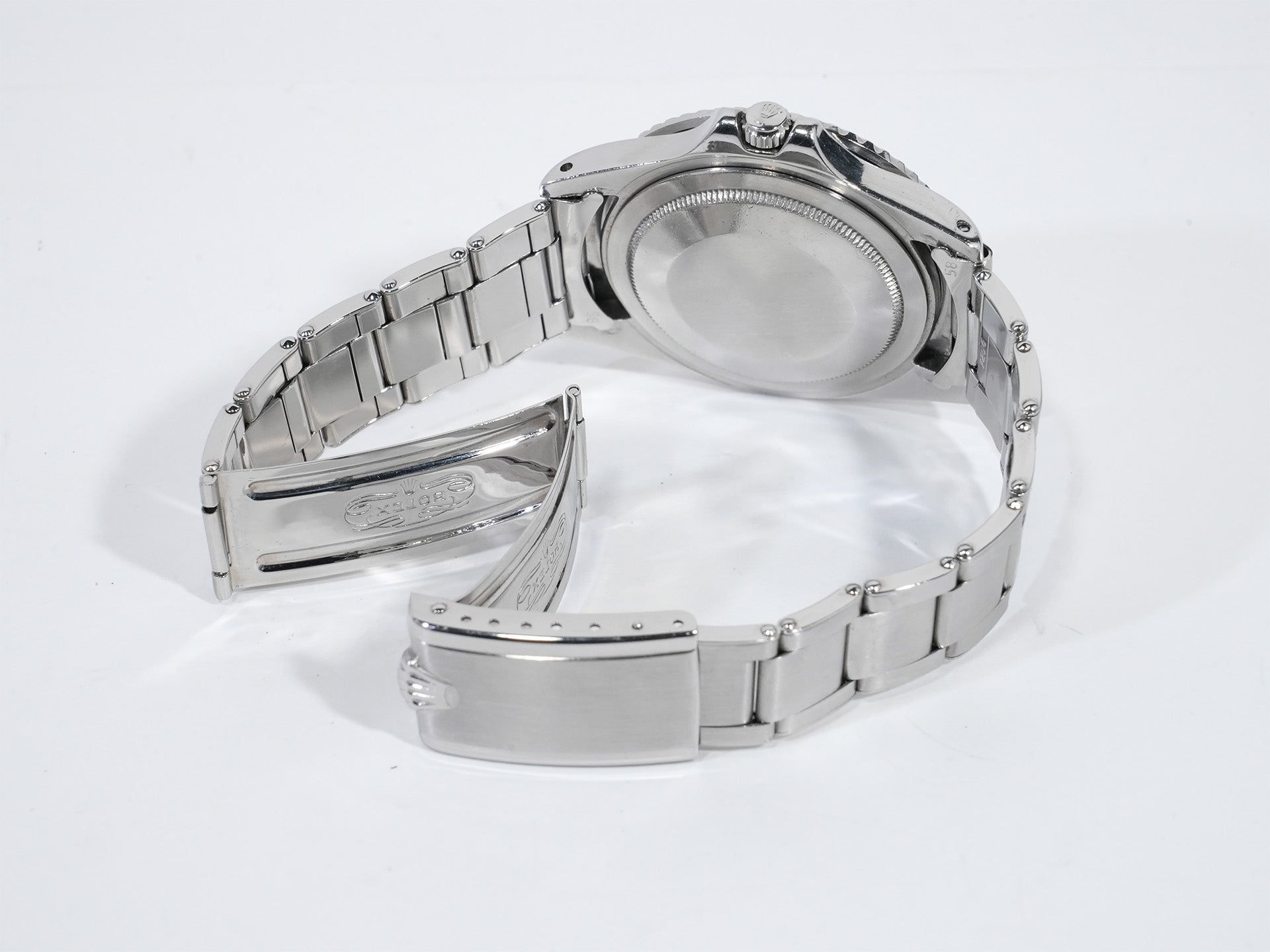 Rolex GMT-Master Ref. 1675 Stainless Steel Black Dial Oyster Bracelet Used 36c384z9