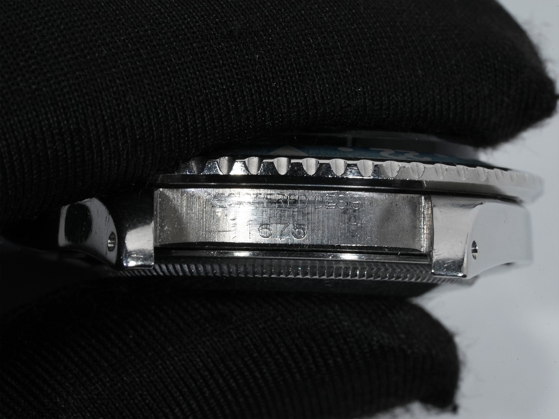 Rolex GMT-Master Ref. 1675 Stainless Steel Black Dial Oyster Bracelet Used 36c384z9