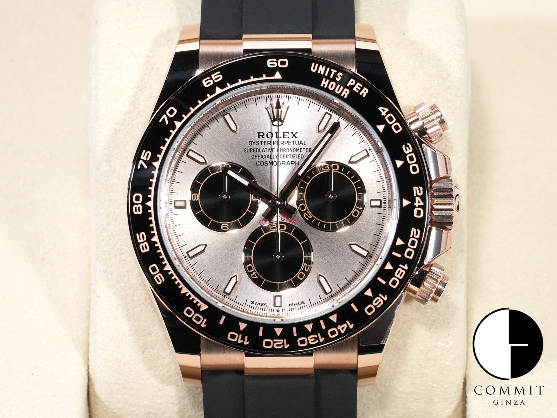 ロレックス デイトナ Ref.126515LN エバーローズゴールド サンダストxブライトブラック文字盤 未使用 4b7sscbx