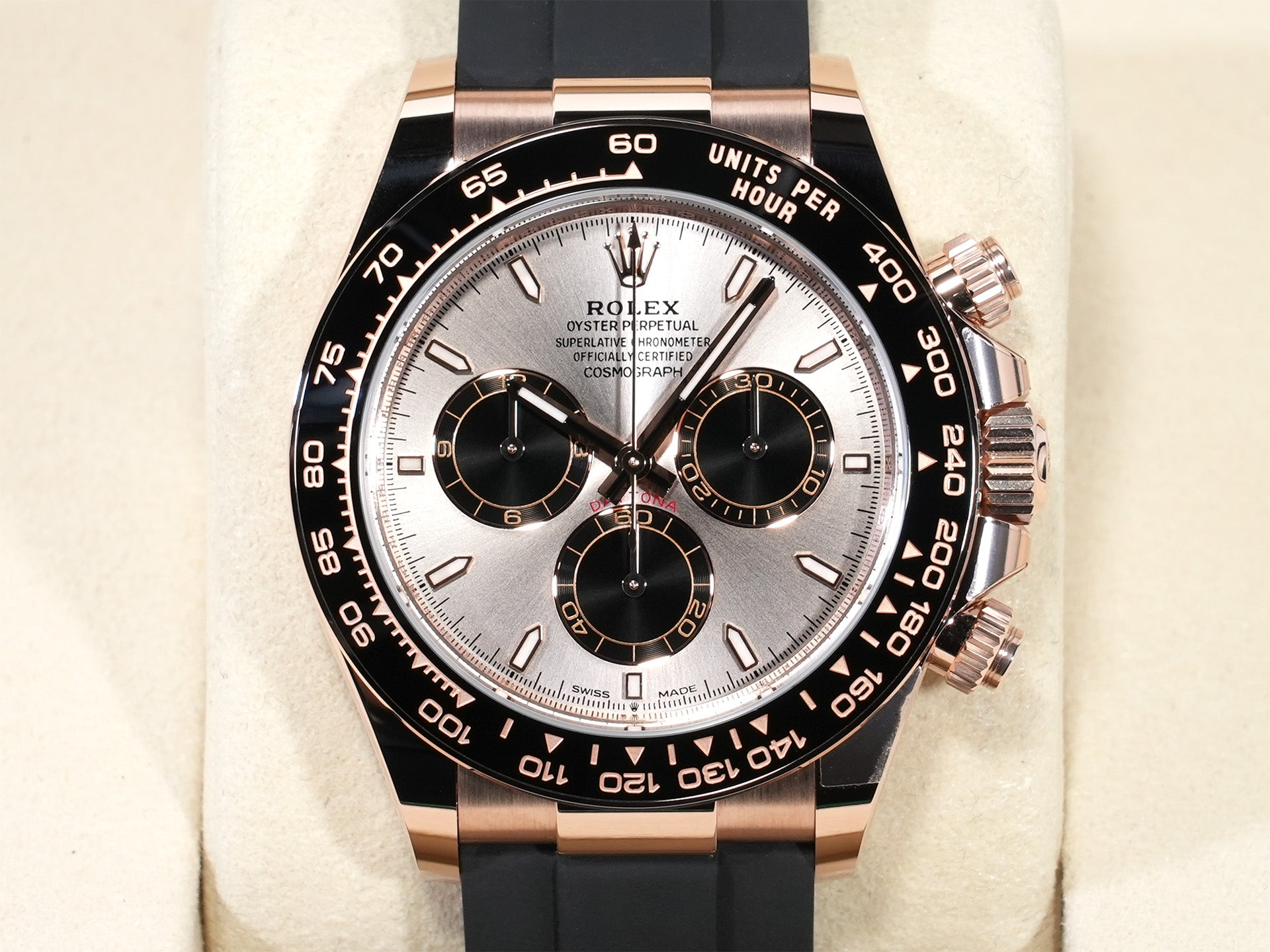 ロレックス デイトナ Ref.126515LN エバーローズゴールド サンダストxブライトブラック文字盤 未使用 4b7sscbx