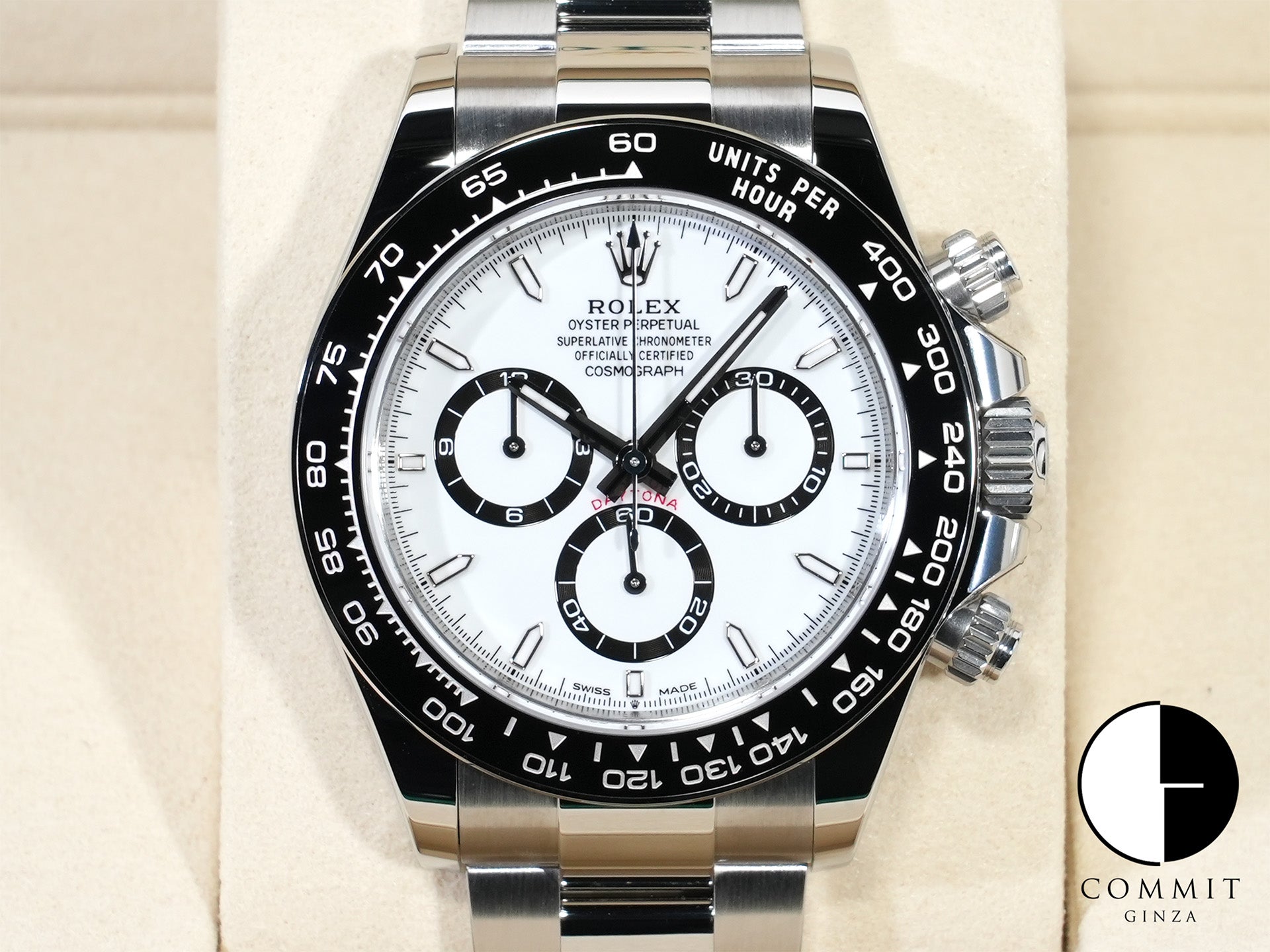 ロレックス デイトナ Ref.126500LN ステンレススチール ホワイト文字盤 未使用 h2f9vvx9