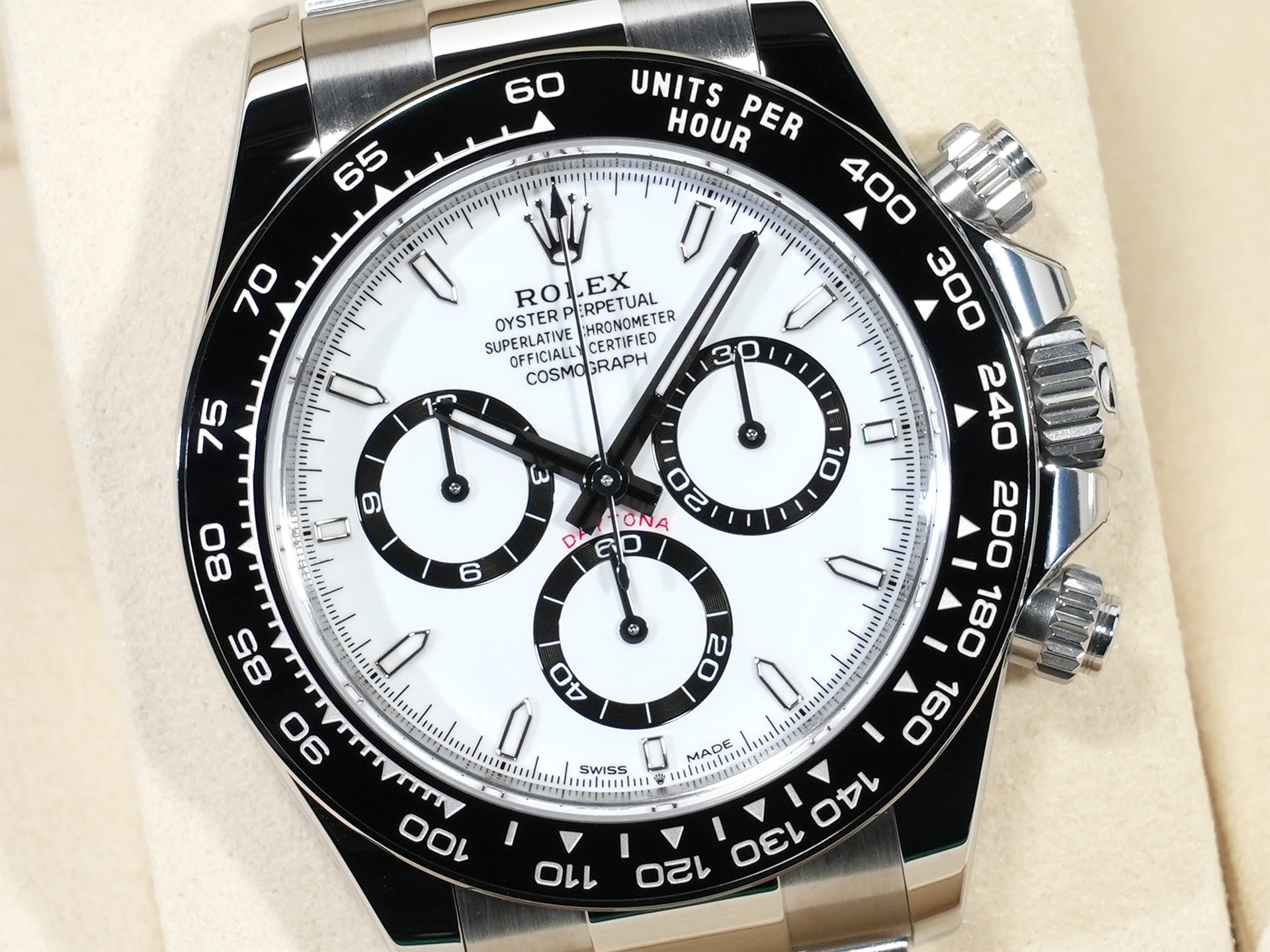 ロレックス デイトナ Ref.126500LN ステンレススチール ホワイト文字盤 未使用 h2f9vvx9