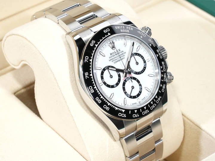 ロレックス デイトナ Ref.126500LN ステンレススチール ホワイト文字盤 未使用 h2f9vvx9