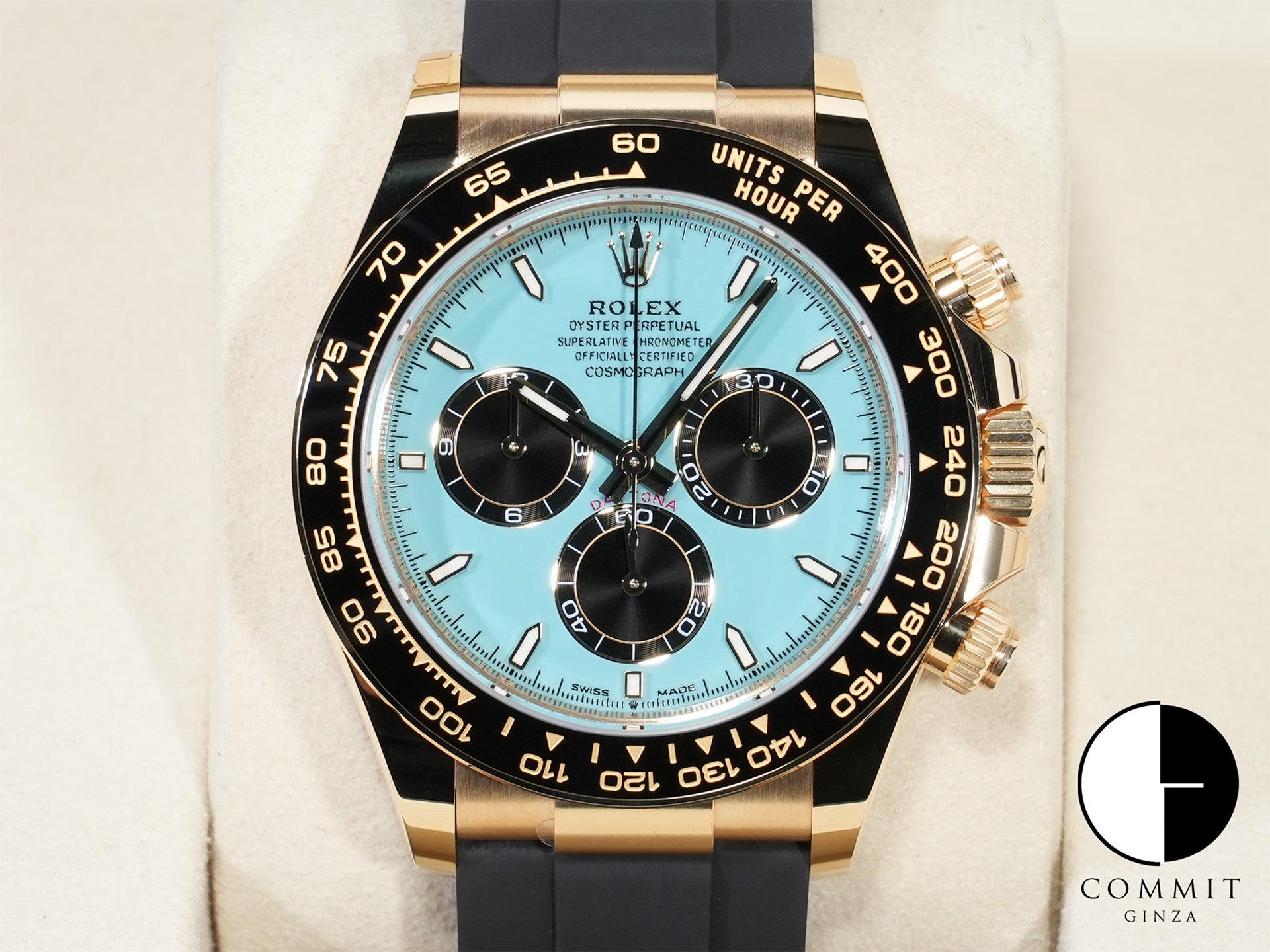 ロレックス デイトナ Ref.126518LN イエローゴールド ターコイズブルー文字盤 未使用 f3x6um4w