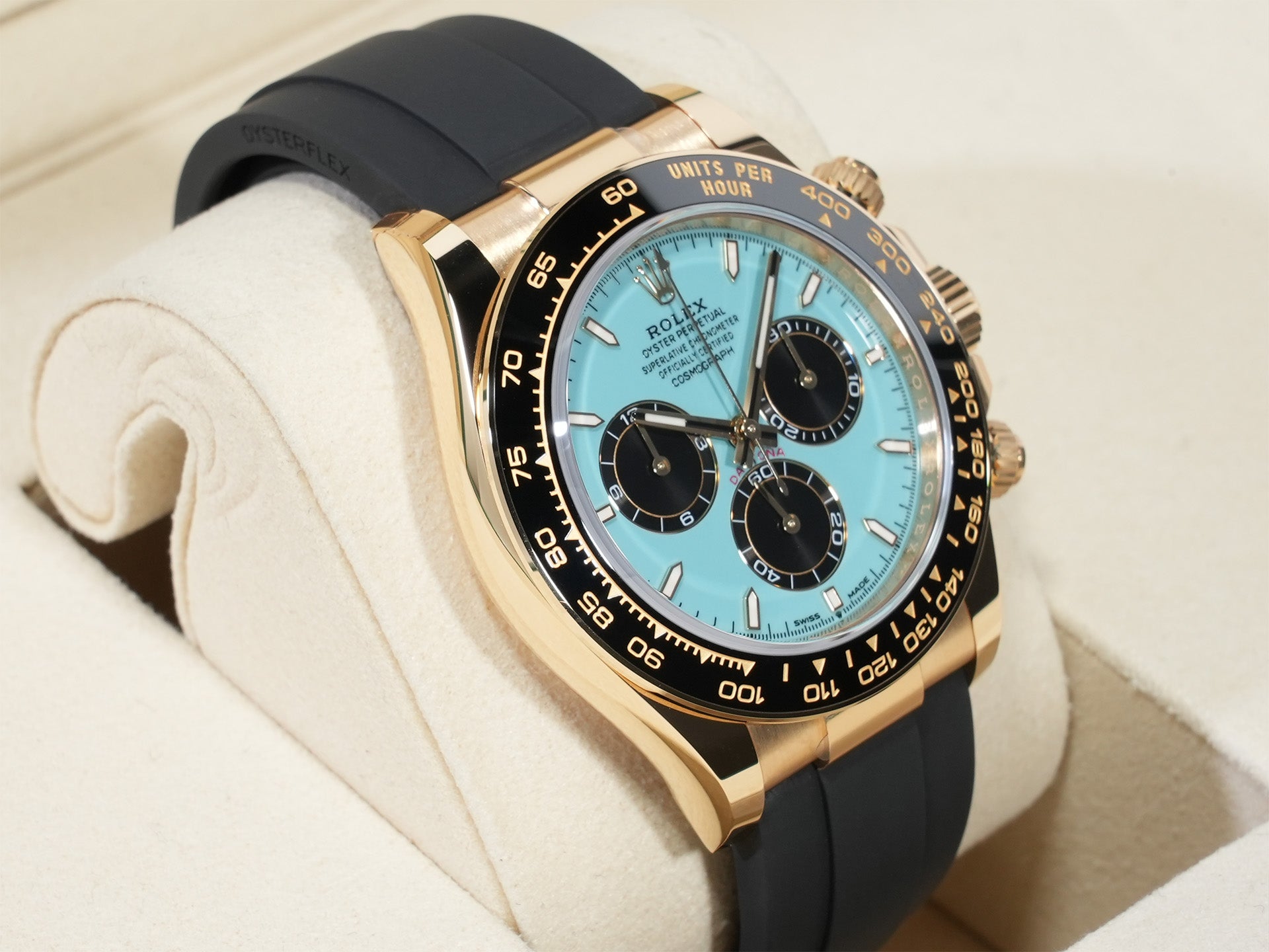 ロレックス デイトナ Ref.126518LN イエローゴールド ターコイズブルー文字盤 未使用 f3x6um4w