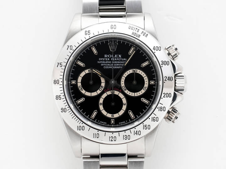 ロレックス デイトナ エルプリメロ Ref.16520 ステンレススチール ブラック文字盤 美中古 49mkkzvu