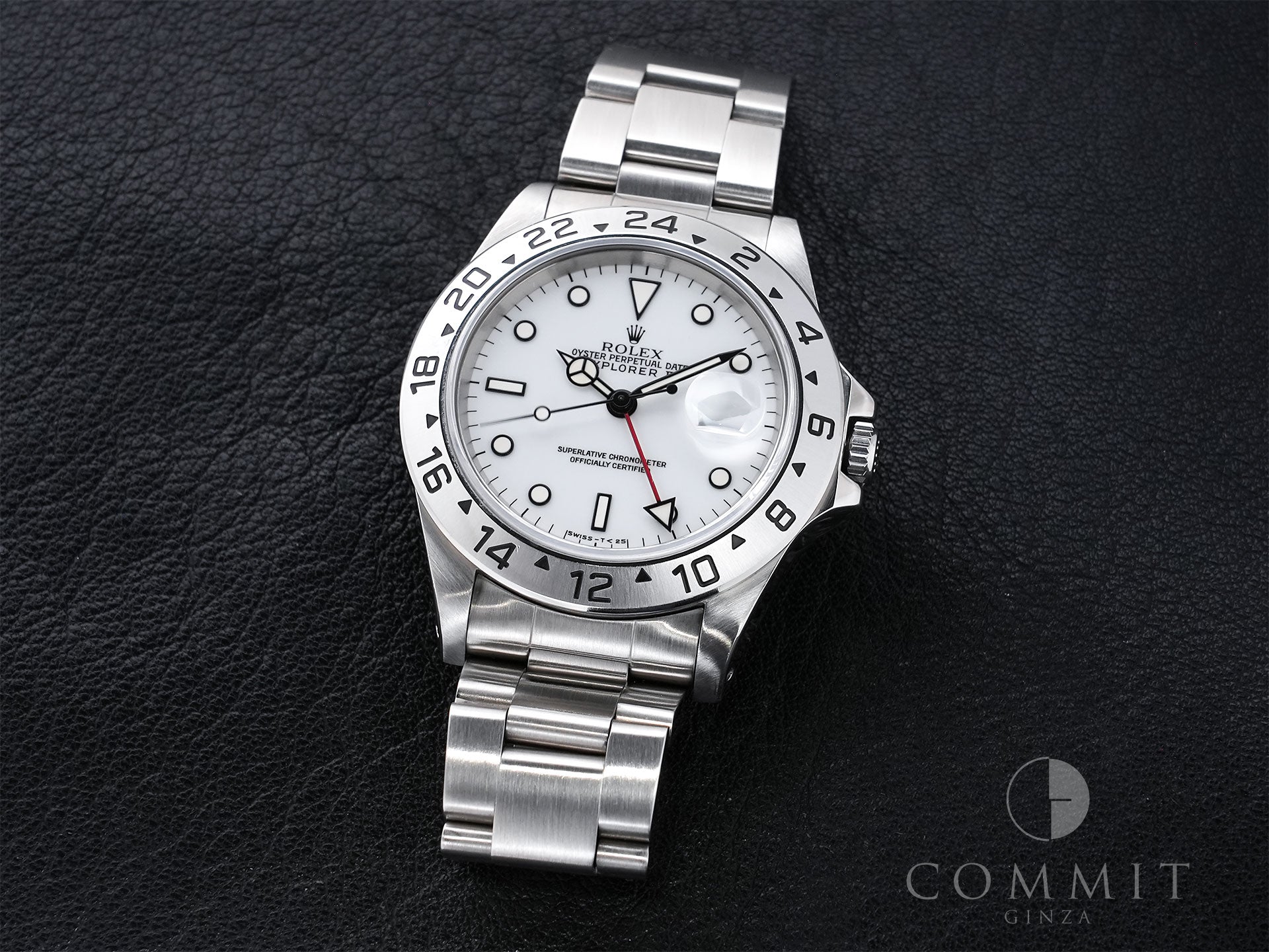 ロレックス エクスプローラーII Ref.16570 ステンレススチール ホワイト文字盤 オイスターブレスレット 中古 de6w5cz6