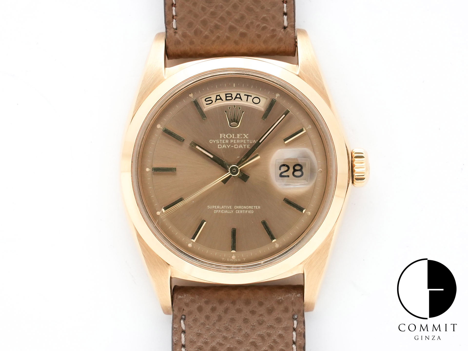 ロレックス デイデイト Ref.1802/8 イエローゴールド シャンパン文字盤 中古 4bwi8uza