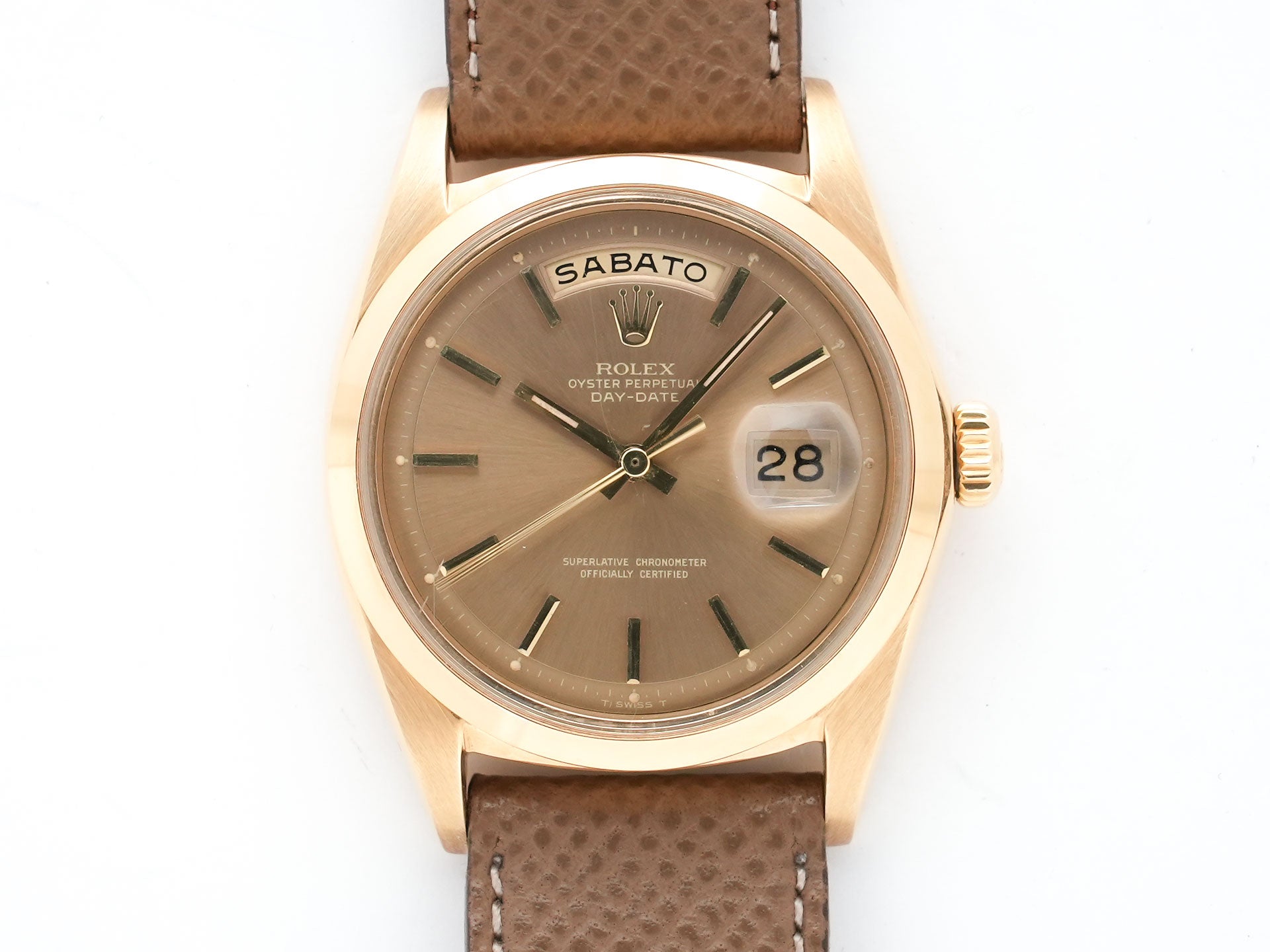 ロレックス デイデイト Ref.1802/8 イエローゴールド シャンパン文字盤 中古 4bwi8uza