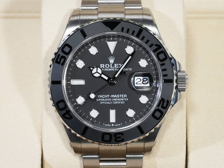 ロレックス ヨットマスター42 Ref.226627 RLXチタン ブラック文字盤 未使用 6zxjpqbk