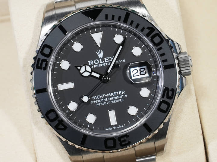 ロレックス ヨットマスター42 Ref.226627 RLXチタン ブラック文字盤 未使用 6zxjpqbk