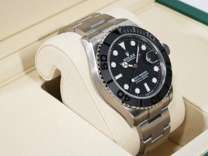 ロレックス ヨットマスター42 Ref.226627 RLXチタン ブラック文字盤 未使用 6zxjpqbk