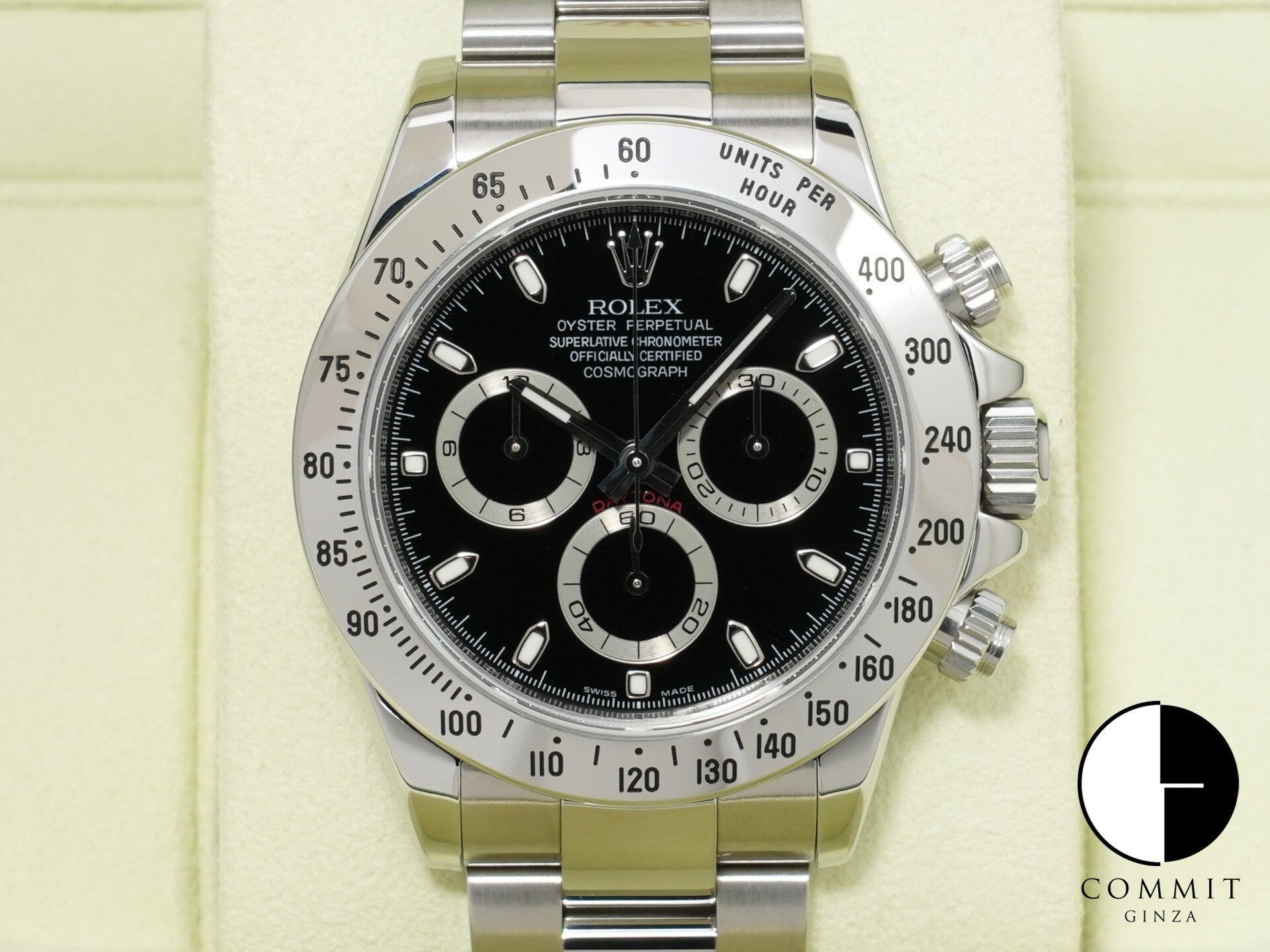 ロレックス デイトナ Ref.116520 ステンレススチール ブラック文字盤 未使用 3erz3ujr