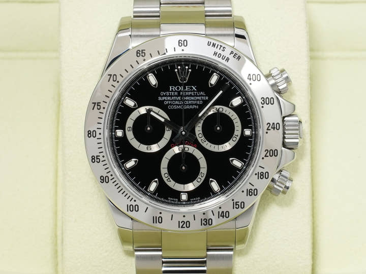 ロレックス デイトナ Ref.116520 ステンレススチール ブラック文字盤 未使用 3erz3ujr