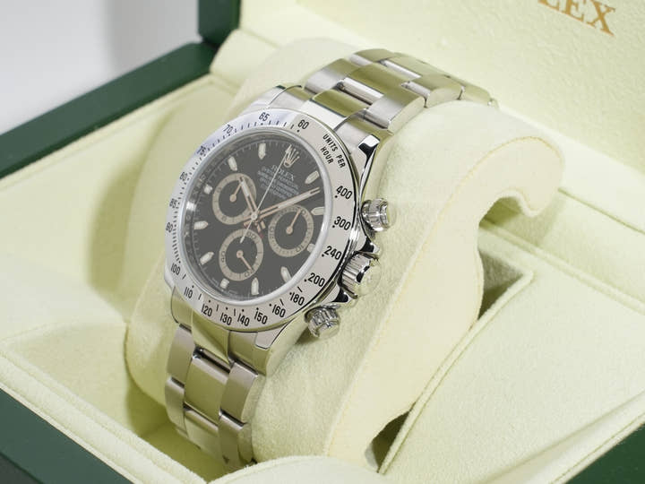 ロレックス デイトナ Ref.116520 ステンレススチール ブラック文字盤 未使用 3erz3ujr