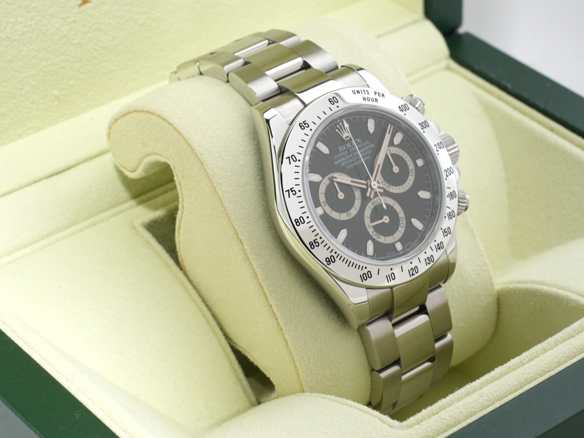 ロレックス デイトナ Ref.116520 ステンレススチール ブラック文字盤 未使用 3erz3ujr