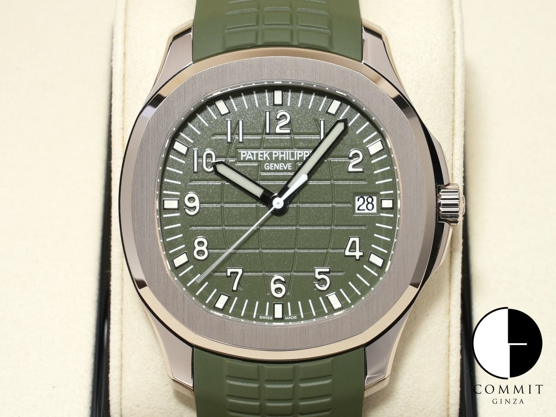 パテックフィリップ アクアノート Ref.5168G-010 ホワイトゴールド カーキグリーン文字盤 未使用 79xrg7ue