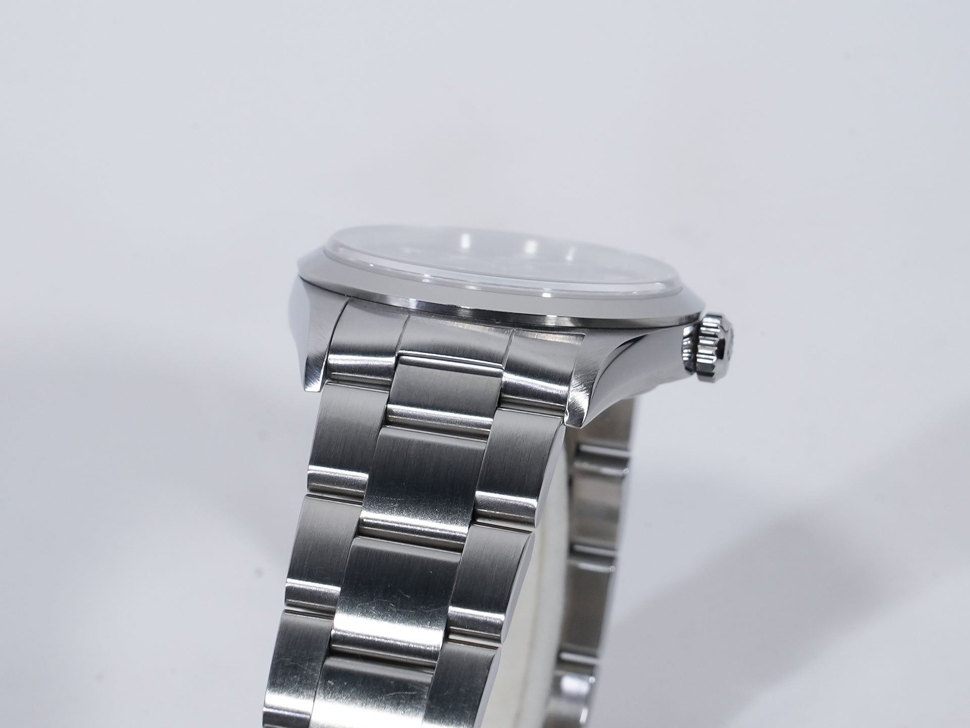 ロレックス エクスプローラーI Ref.14270 ステンレススチール ブラック文字盤 オイスターブレスレット 美中古 9wphmni4