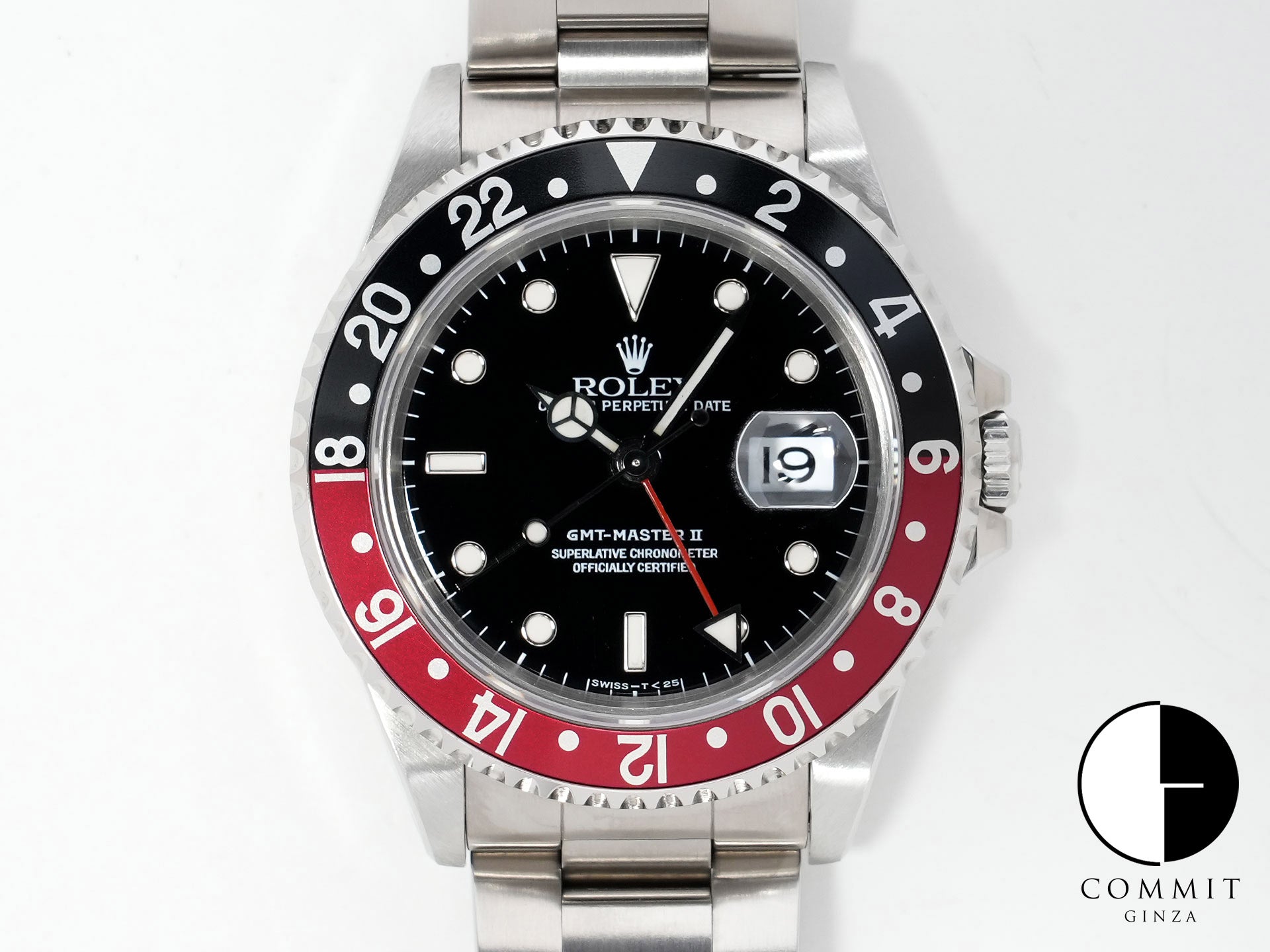 ロレックス GMTマスターII Ref.16710 ステンレススチール ブラック文字盤 オイスターブレスレット 美中古 yuwz6qa2