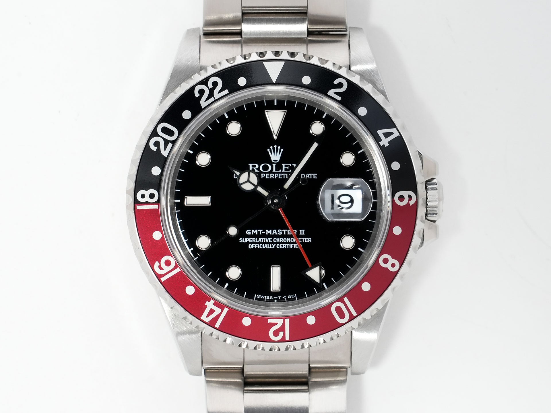 ロレックス GMTマスターII Ref.16710 ステンレススチール ブラック文字盤 オイスターブレスレット 美中古 yuwz6qa2