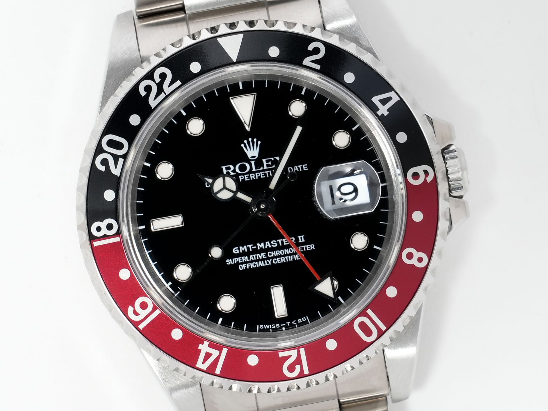 ロレックス GMTマスターII Ref.16710 ステンレススチール ブラック文字盤 オイスターブレスレット 美中古 yuwz6qa2