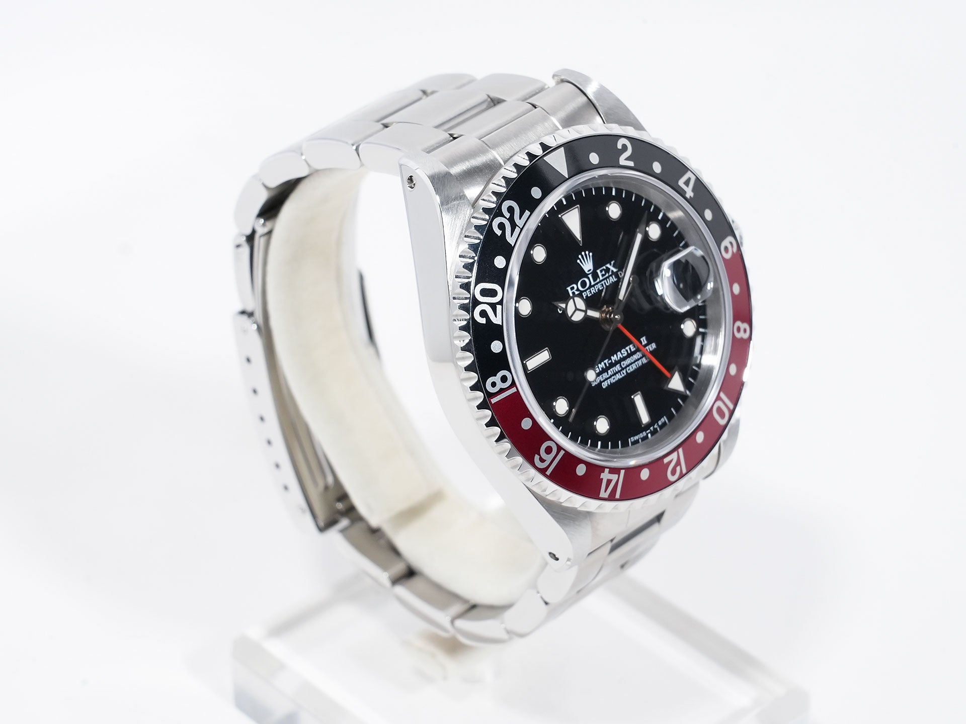 ロレックス GMTマスターII Ref.16710 ステンレススチール ブラック文字盤 オイスターブレスレット 美中古 yuwz6qa2