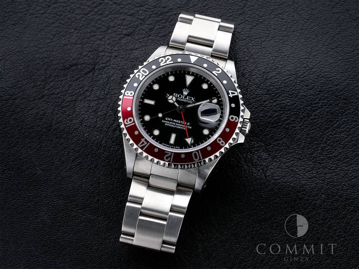 ロレックス GMTマスターII Ref.16710 ステンレススチール ブラック文字盤 オイスターブレスレット 美中古 yuwz6qa2