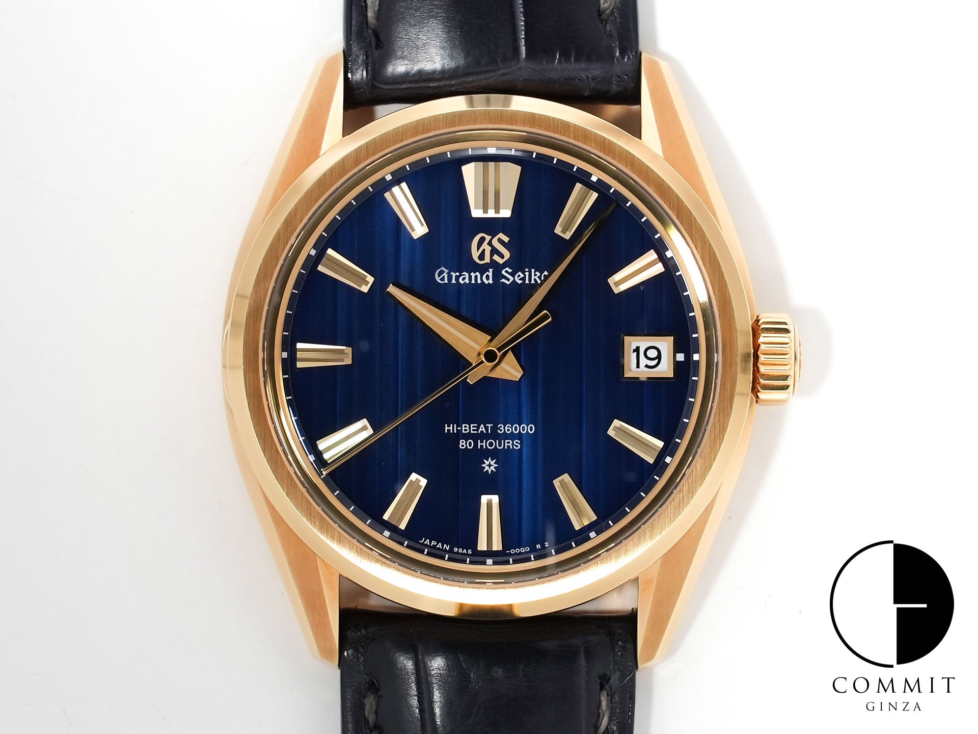 グランドセイコー エボリューション9 コレクション メカニカルハイビート Ref.SLGH020 イエローゴールド ブルー文字盤 美中古 xhbqgoas