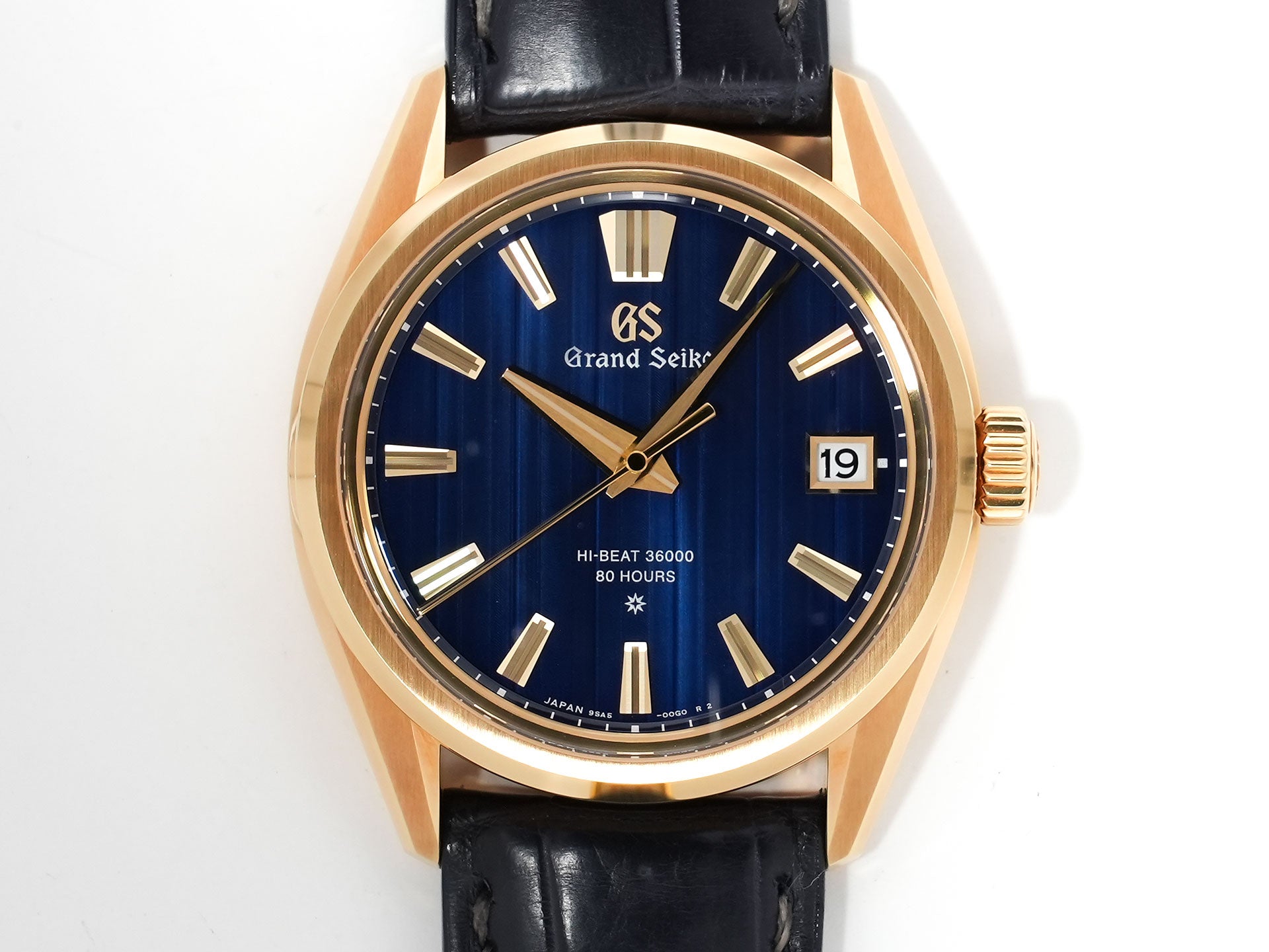 グランドセイコー エボリューション9 コレクション メカニカルハイビート Ref.SLGH020 イエローゴールド ブルー文字盤 美中古 xhbqgoas