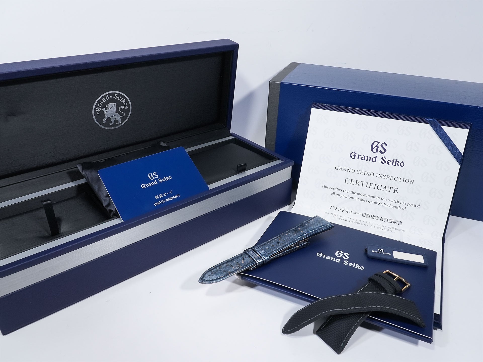 グランドセイコー エボリューション9 コレクション メカニカルハイビート Ref.SLGH020 イエローゴールド ブルー文字盤 美中古 xhbqgoas