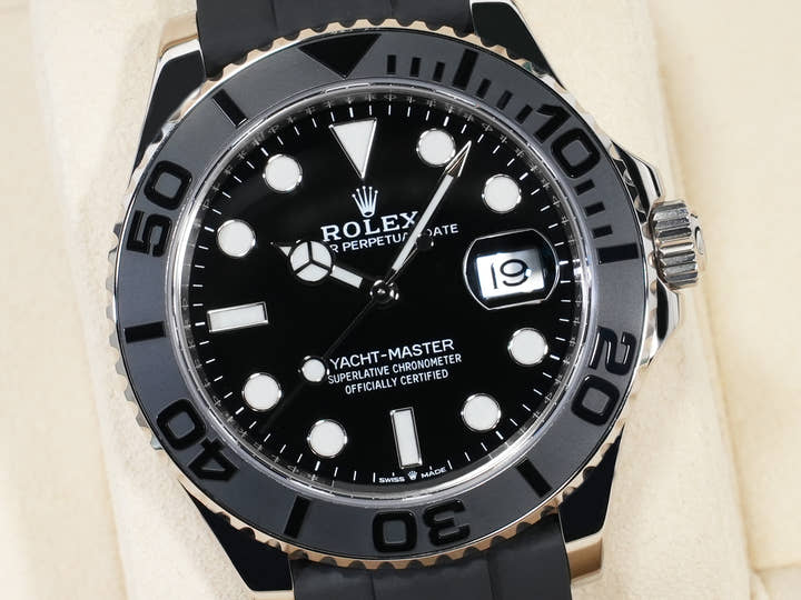 ロレックス ヨットマスター42 Ref.226659 ホワイトゴールド ブラック文字盤 美中古 5xb3yzo9