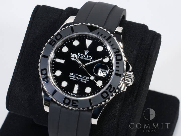ロレックス ヨットマスター42 Ref.226659 ホワイトゴールド ブラック文字盤 美中古 5xb3yzo9