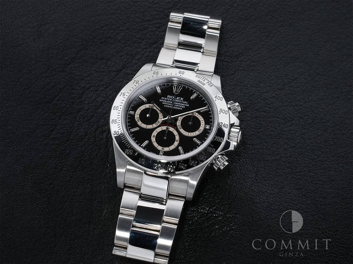 ロレックス デイトナ エルプリメロ Ref.16520 ステンレススチール ブラック文字盤 美中古 g2euddnx