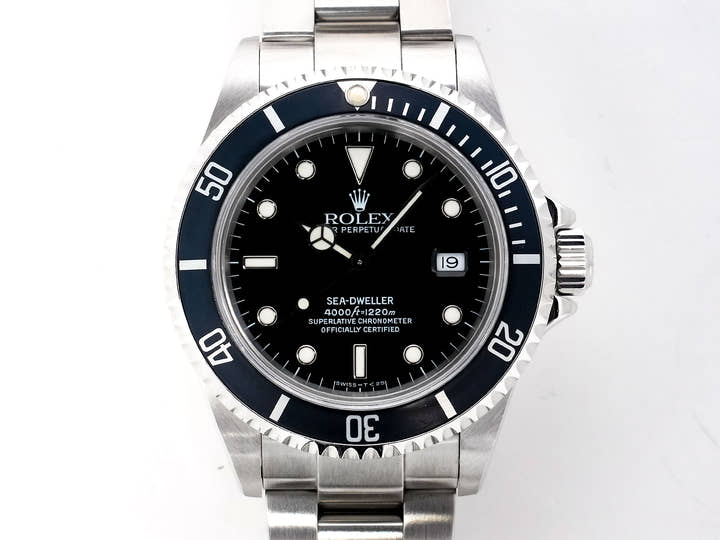 ロレックス シードゥエラー Ref.16600 ステンレススチール ブラック文字盤 美中古 c7feyx5z