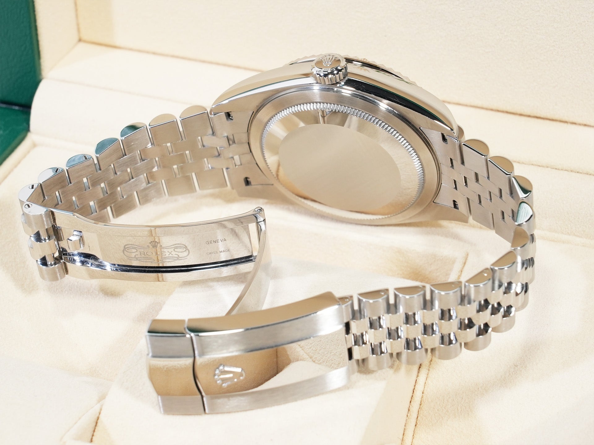 ロレックス スカイドゥエラー Ref.326934 ステンレススチール/ホワイトゴールド ブラック文字盤 ジュビリーブレスレット 中古 zk7jigad